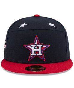 Alternative view of Houston Astros 2025 All-Star Game Workout Split Panel 59FIFTY Fitted 7 1/4