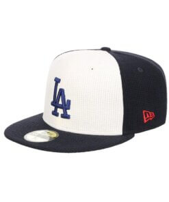 Los Angeles Dodgers Thermal Front New Era Fitted Hat 7 5/8