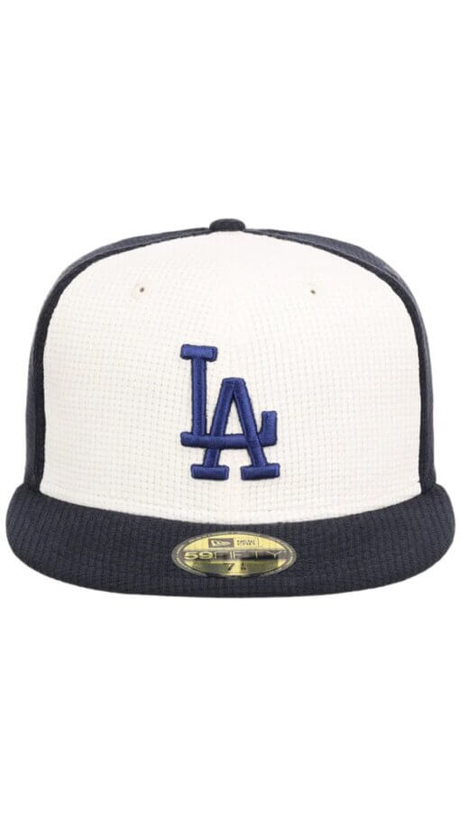 Los Angeles Dodgers Thermal Front New Era Fitted Hat 7 1/8 - Image 2
