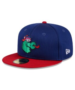 Philadelphia Phillies Batting Practice New Era 59FIFTY Fitted Hat 7 1/2 - Navy