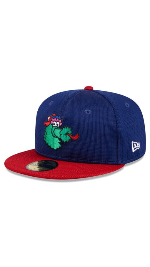 Philadelphia Phillies Batting Practice New Era 59FIFTY Fitted Hat 7 1/2 - Navy