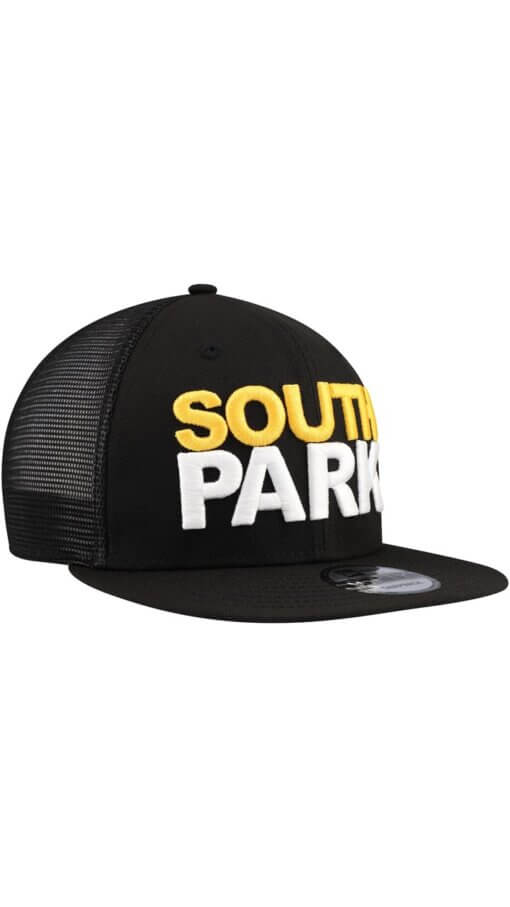 South Park New Era 9FIFTY Snapback Trucker Hat - Black - Image 3
