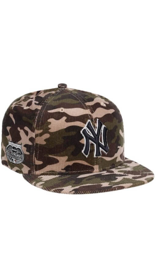 New York Yankees Camo Cord New Era 59FIFTY Fitted 7 5/8 - Camo - Image 3
