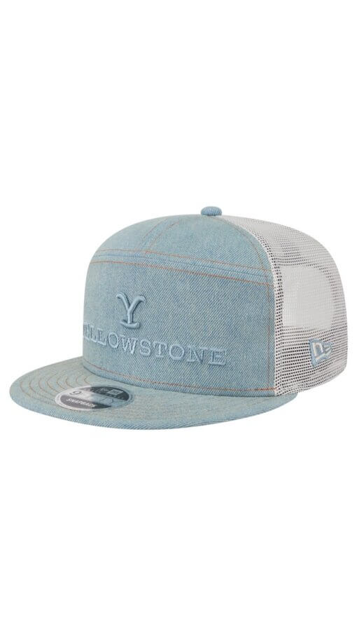 Yellowstone New Era Denim 9FIFTY Snapback Hat - Denim