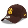San Diego Padres 2025 MLB Postseason Side Patch New Era 9TWENTY Adjustable Hat - Brown