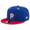 Pittsburgh Pirates 2025 MLB All-Star Game Workout Side Patch New Era 59FIFTY Split Panel - Blue/Red 7 1/4