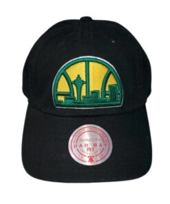 Alternative view of Seattle Supersonics Mitchell & Ness Strapback