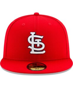 Alternative view of St. Louis Cardinals On-Field World Tour London Series New Era 59FIFTY Fitted Hat 7 1/2 - Red