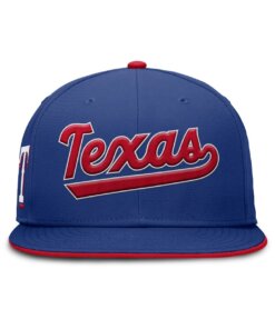 Alternative view of Texas Rangers Nike True Performance Fitted Hat 7 1/2 - Royal