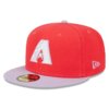 Arizona Diamondbacks Spring Color Two-Tone New Era 59FIFTY Fitted Hat 7 3/4 - Red/Lavender