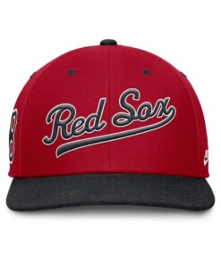 Alternative view of oston Red Sox Cooperstown Collection Nike Pro Performance Snapback Hat - Red/Navy