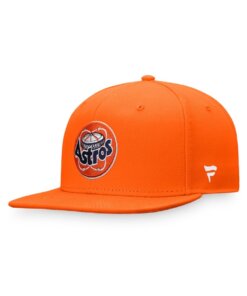 Houston Astros Cooperstown Collection Fanatics Snapback Hat - Orange