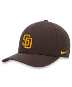San Diego Padres Performance Club Nike Adjustable Hat M/L - Brown