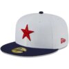 Detroit Stars Turn Back The Clock New Era 59FIFTY 7 1/2 - Blanco