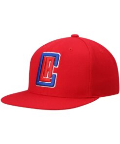 LA Clippers Ground 2.0 Mitchell & Ness Snapback Hat - Red