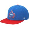 Miami Marlins City Connect 47 Brand Captain Snapback Hat - Blue