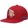 New Jersey Nets Hardwood Classics Mitchell & Ness Fitted Hat 7 1/8 - Red